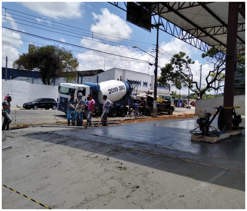 Laje Concreto Bombeado