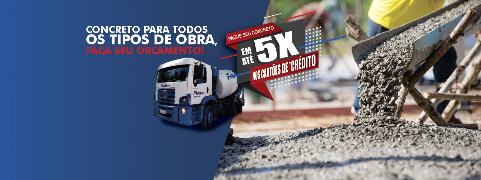 Pague Parcelado Seu Concreto